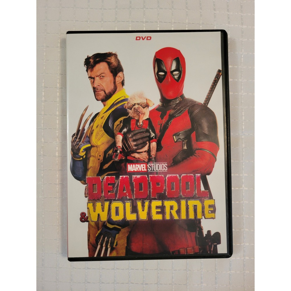 Marvel Studios Deadpool & Wolverine DVD 2024 Ryan Reynolds Hugh Jackman MCU